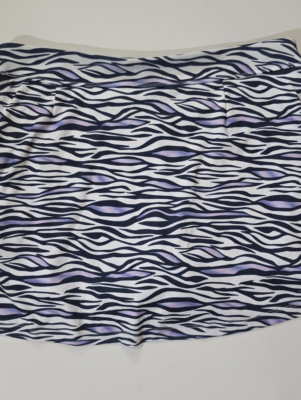 Greg Norman Athletic Skort Womens Large Black White Purple Zebra Preppy Tennis - Picture 4 of 6